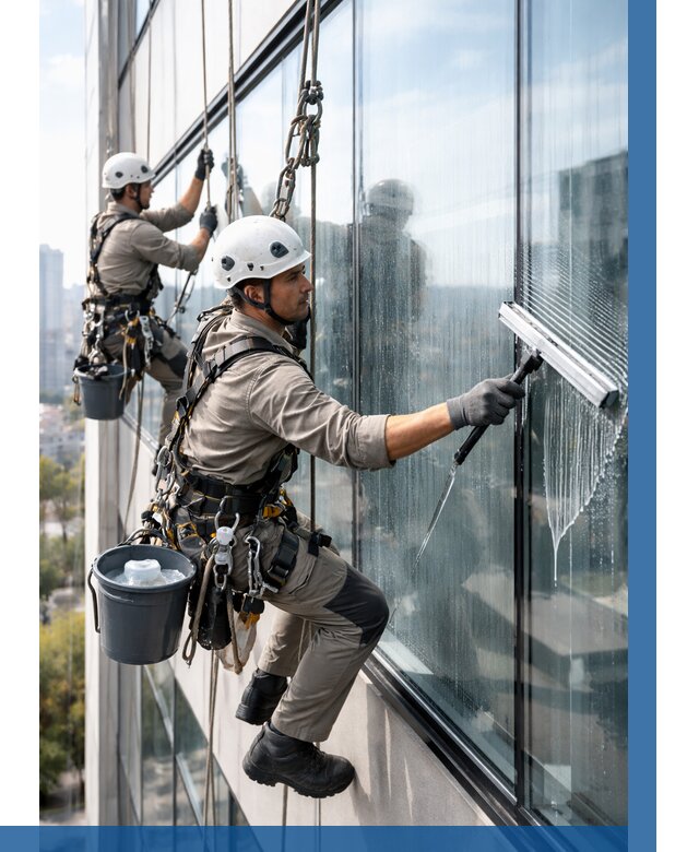 Мойка окон альпинистами в Челябинске от 4640 р. | ВЫСОТНИК-Члб