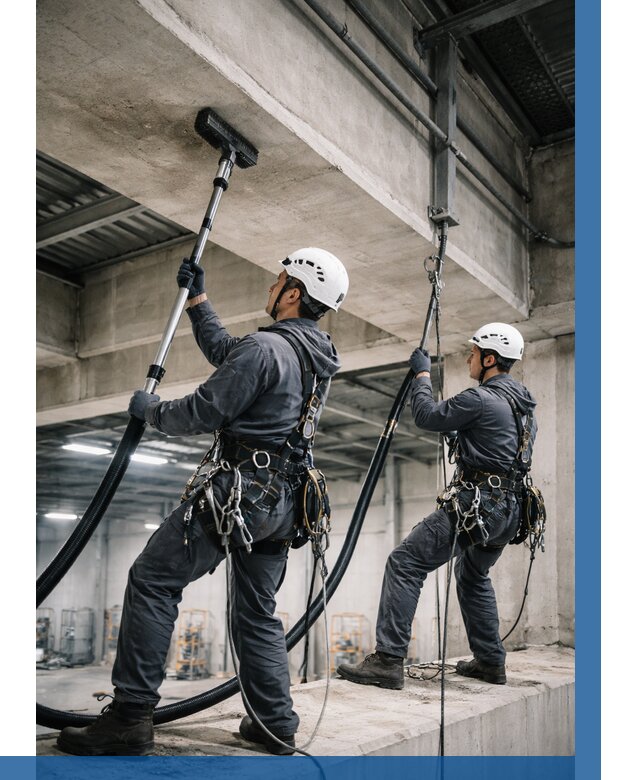 Обеспыливание потолочных конструкций в Челябинске от 258 р. |ВЫСОТНИК-Члб