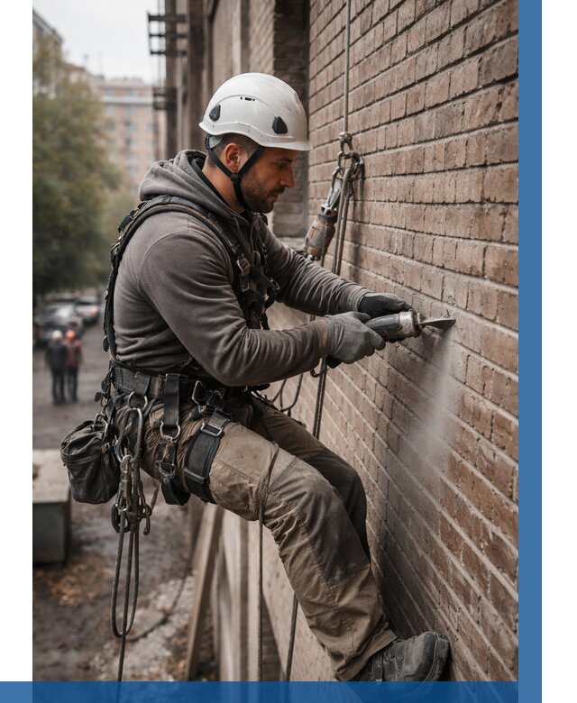 Расшивка кирпичных швов в Челябинске от 619 р. | ВЫСОТНИК-Члб