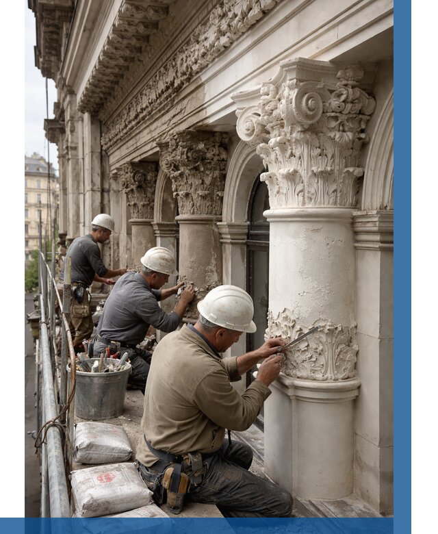 Реставрация фасадной лепнины в Челябинске от 2578 р. | ВЫСОТНИК-Члб