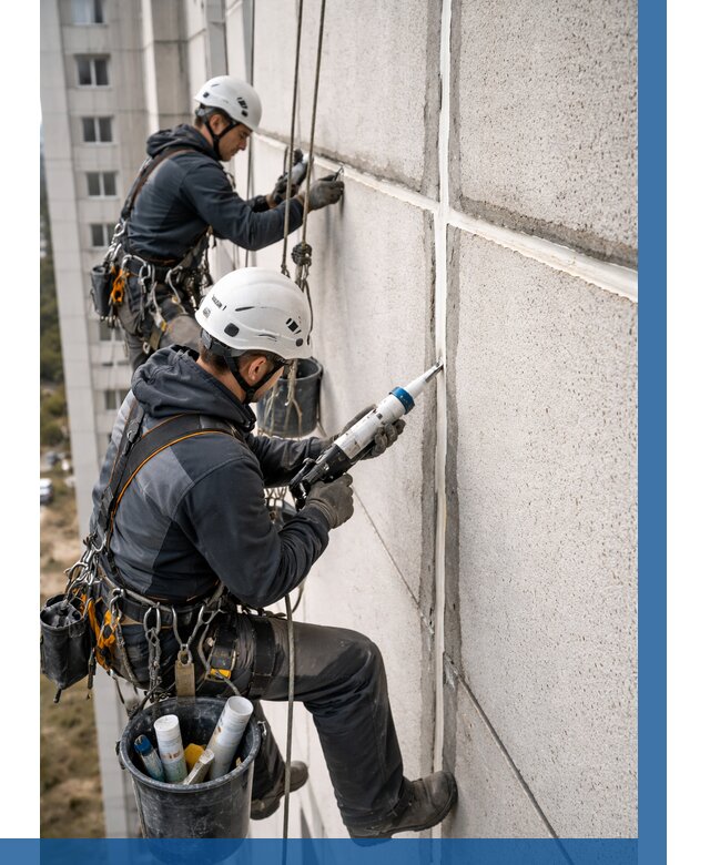 Герметизация межпанельных швов в Челябинске от 722 р. | ВЫСОТНИК-Члб