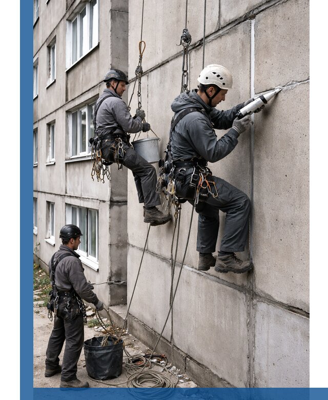 Герметизация межпанельных швов в Челябинске с гарантией герметичности