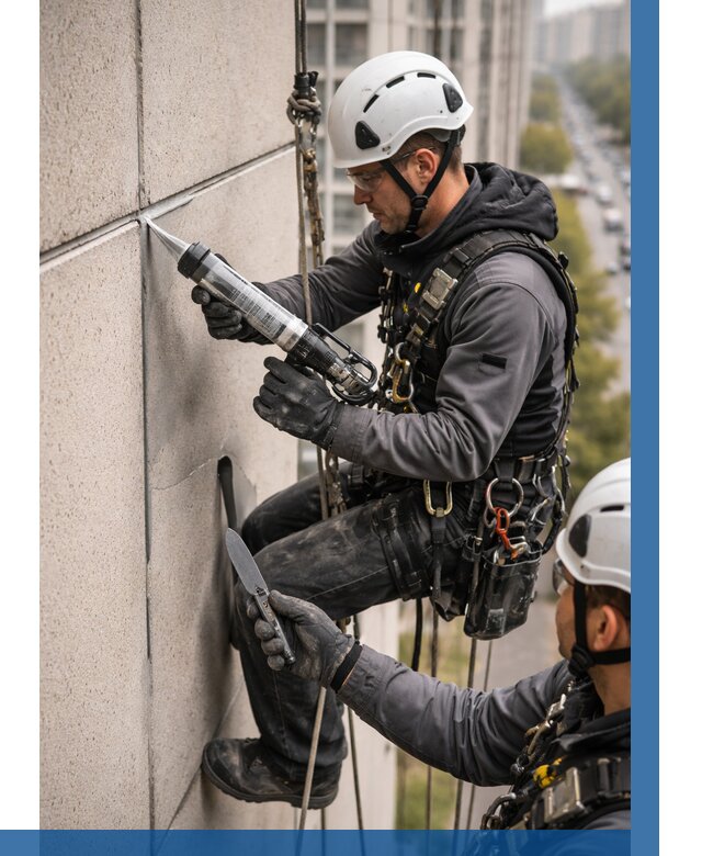 Первичная герметизация швов в Челябинске от 619 р. | ВЫСОТНИК-Члб