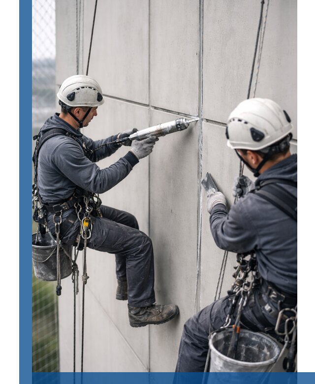 Первичная герметизация швов фасадов и кровель в Челябинске