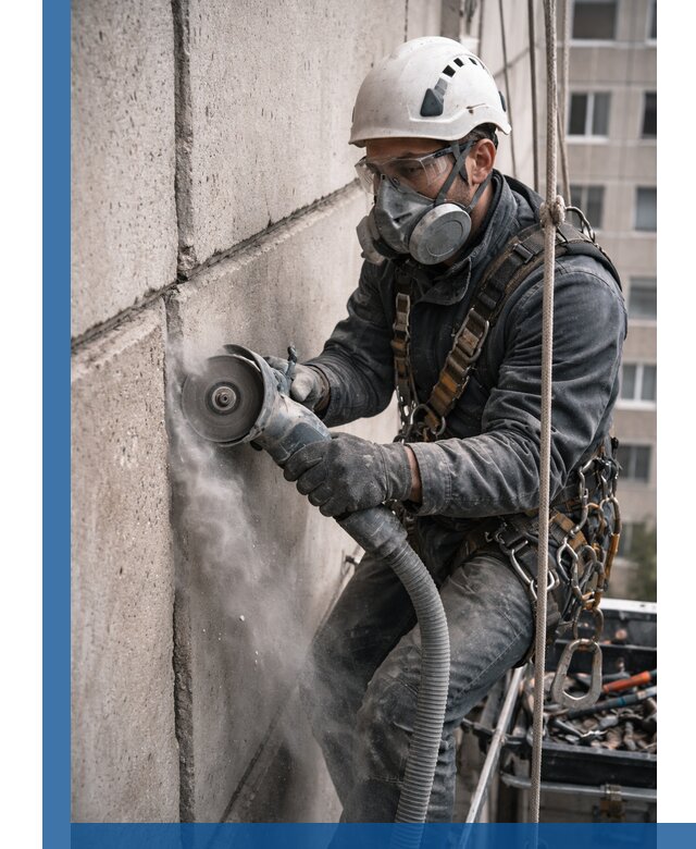 Штробление межпанельных швов в Челябинске качественно и быстро