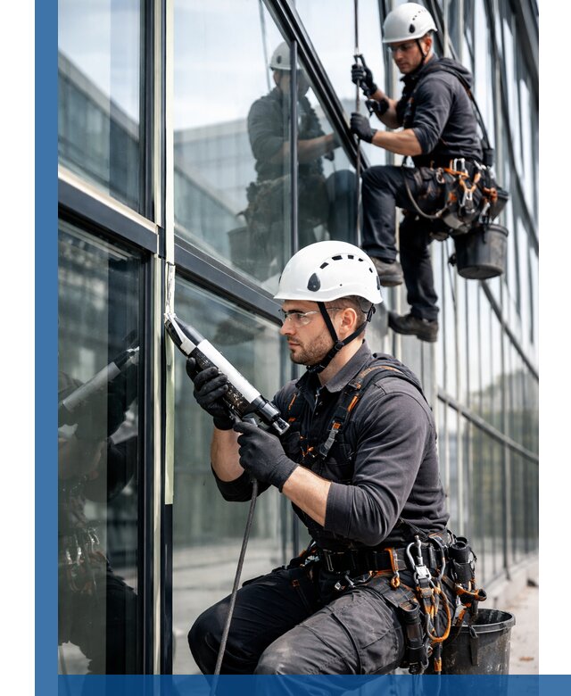 Герметизация витражных швов в Челябинске для зданий и фасадов