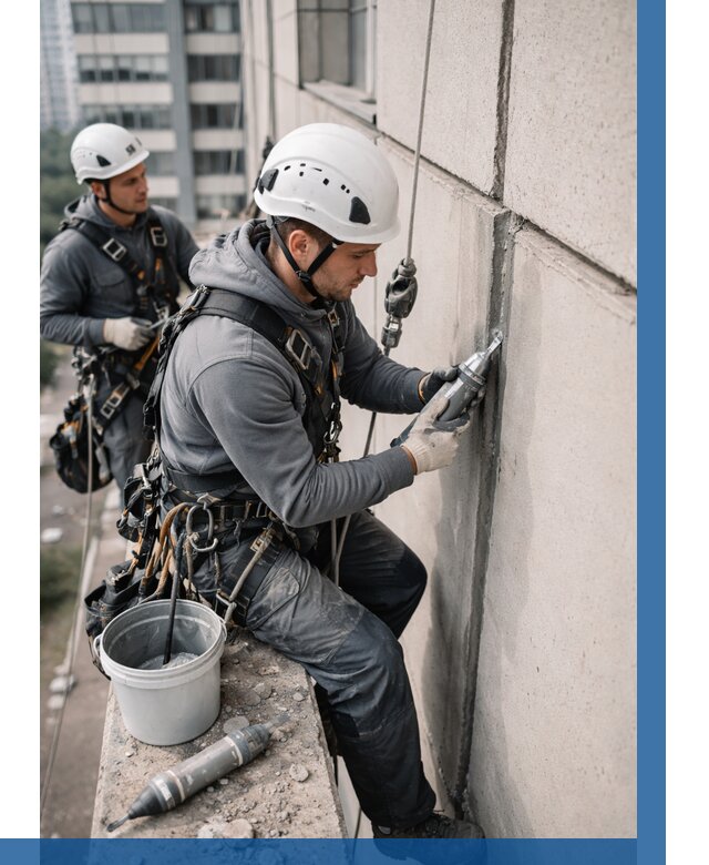 Ремонт деформационных швов здания в Челябинске от 1031 р. | ВЫСОТНИК-Члб