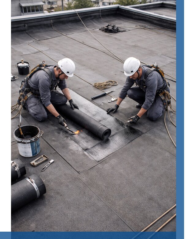 Ремонт мягкой кровли под ключ в Челябинске от 722 р. | ВЫСОТНИК-Члб