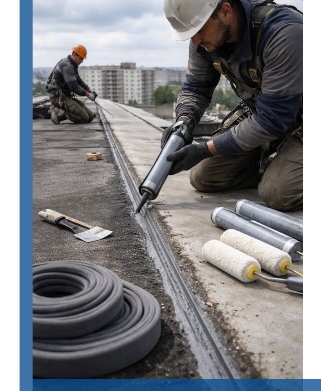 Герметизация швов кровли в Челябинске с гарантией герметичности