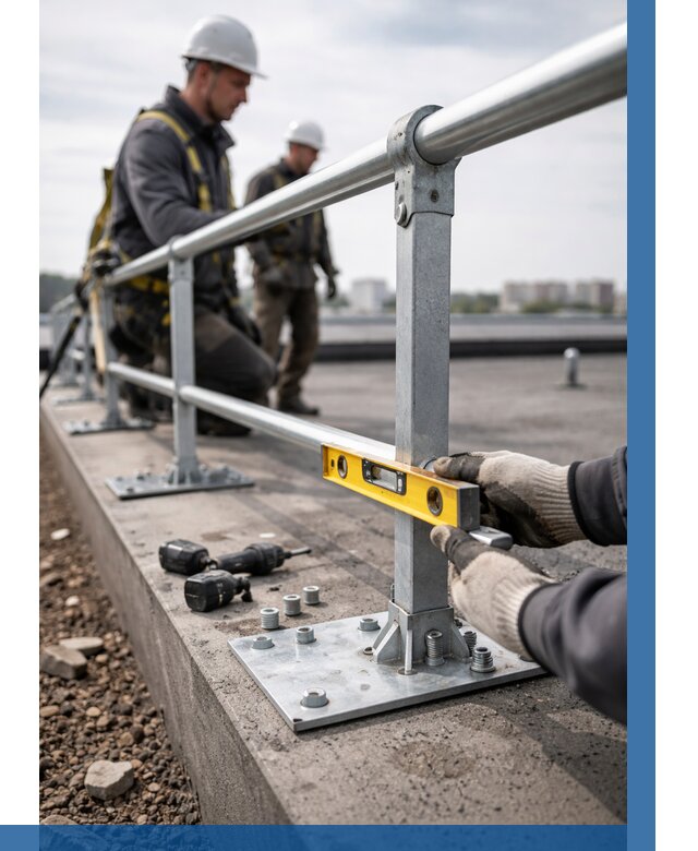 Монтаж кровельного ограждения в Челябинске от 1237 р. | ВЫСОТНИК-Члб