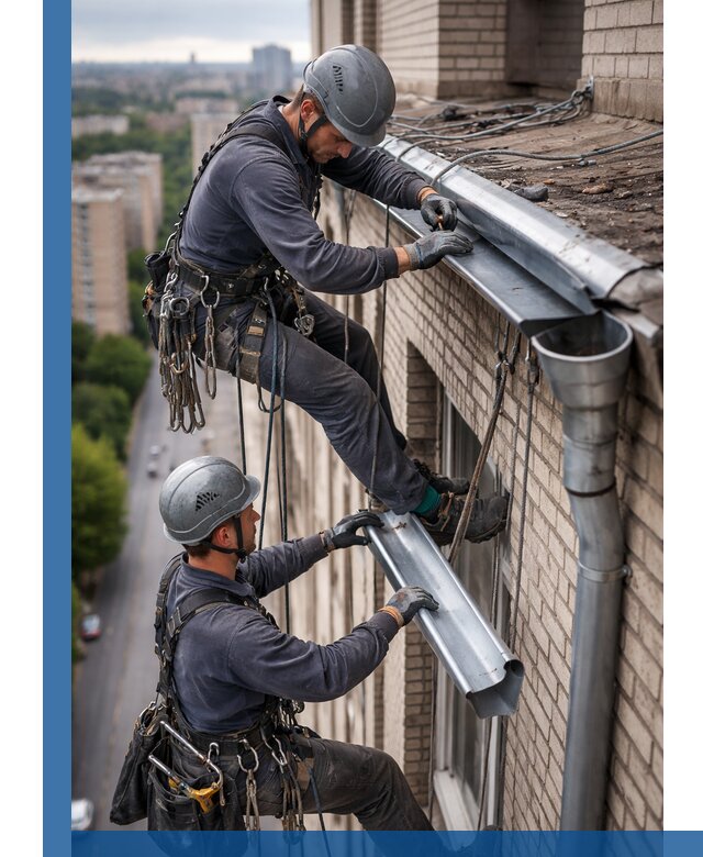 Ремонт водосточных желобов в Челябинске, быстро и качественно