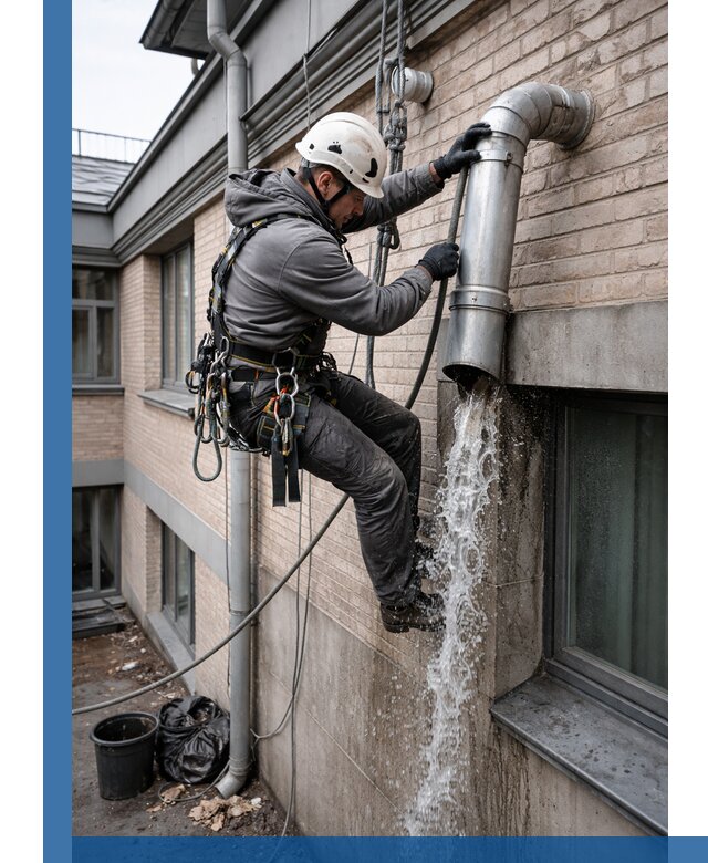 Профессиональная прочистка водосточных труб в Челябинске с гарантией