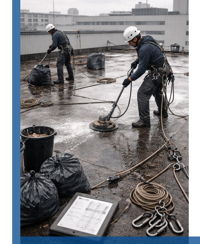 Плановая очистка кровли по графику в Челябинске для безопасности