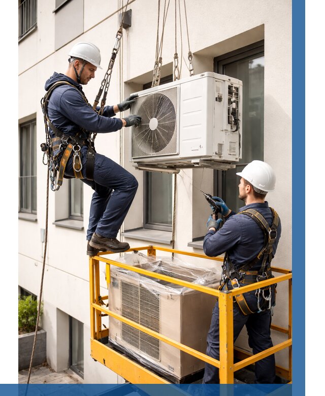 Демонтаж внешнего блока кондиционера в Челябинске от 3609 р. | ВЫСОТНИК-Члб