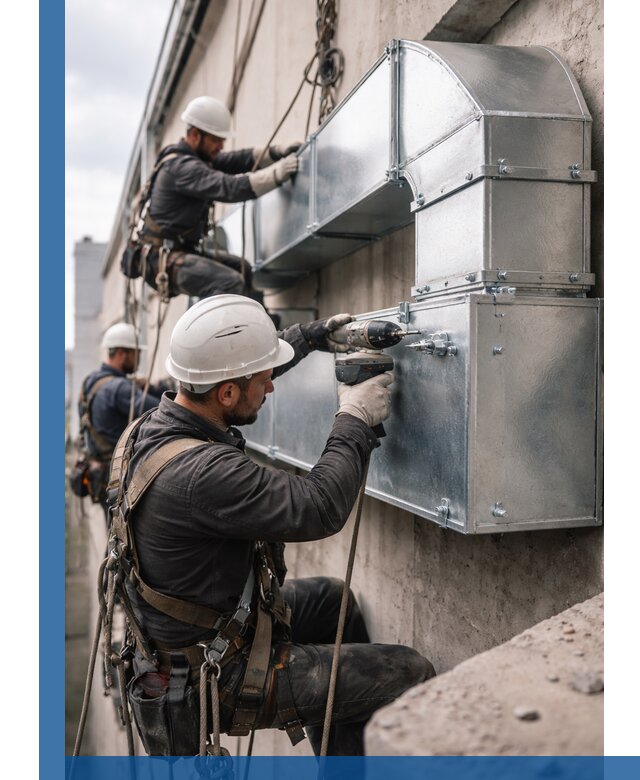 Профессиональный монтаж вентиляционных коробов в Челябинске под ключ