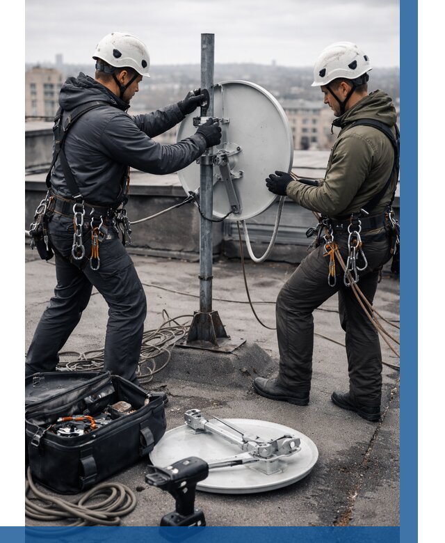 Демонтаж антенн на крыше в Челябинске от 4640 р. | ВЫСОТНИК-Члб