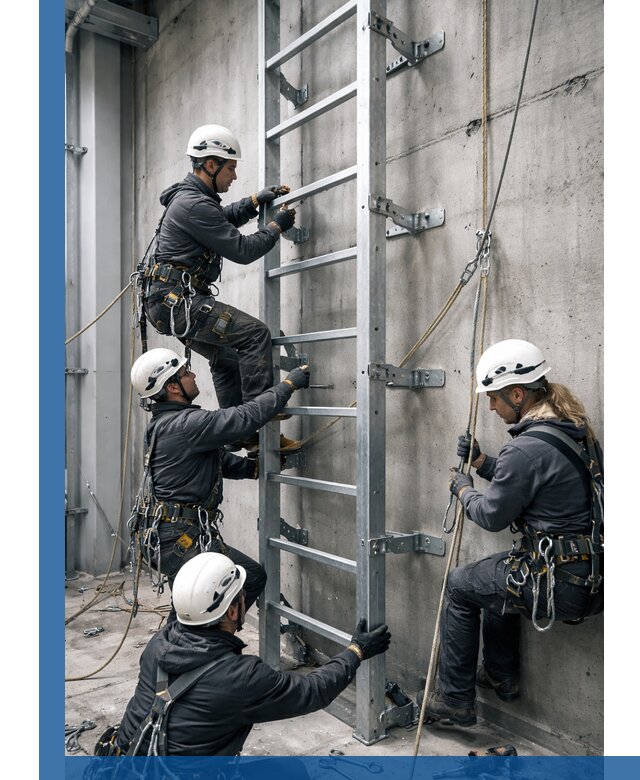Монтаж металлических лестниц в Челябинске под ключ со гарантией