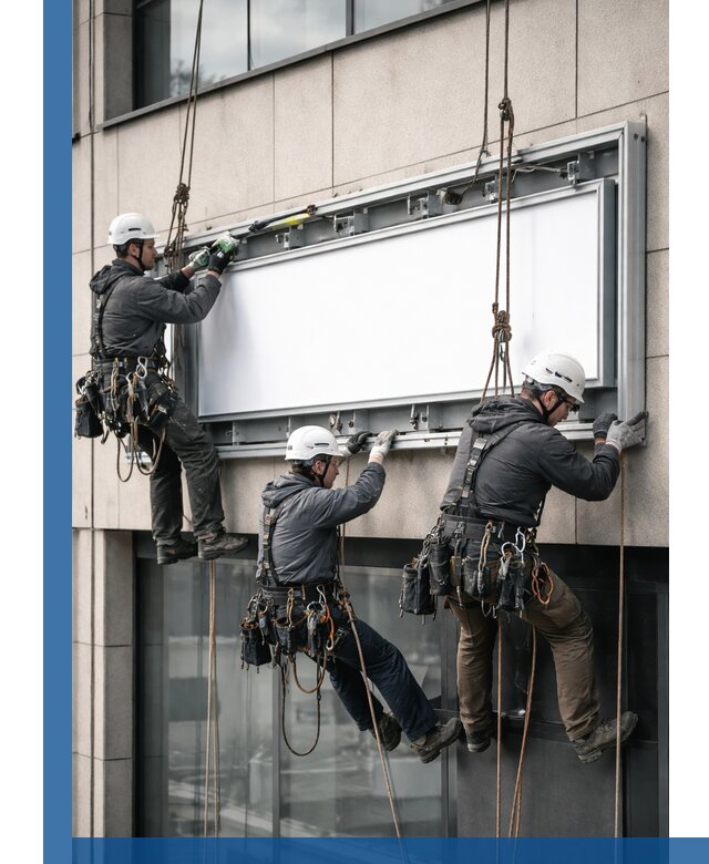 Профессиональный монтаж светового короба под ключ в Челябинске