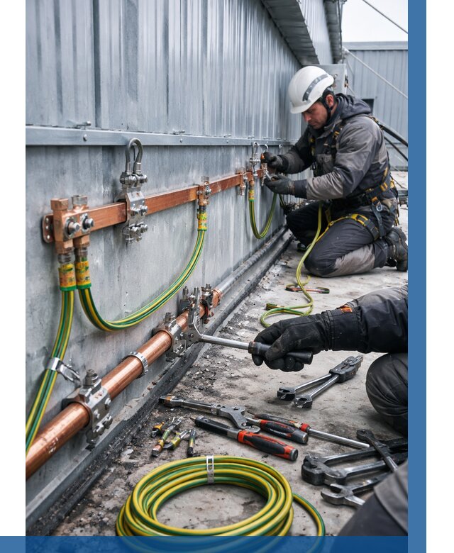 Монтаж заземления здания в Челябинске от 25780 р. | ВЫСОТНИК-Члб