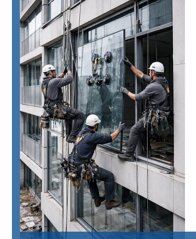 Фасадное остекление и монтаж витражей зданий в Челябинске под ключ