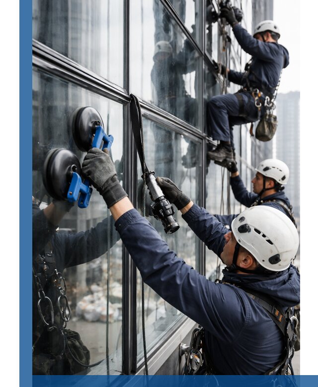 Радиусное остекление фасадов под ключ в Челябинске с гарантиями