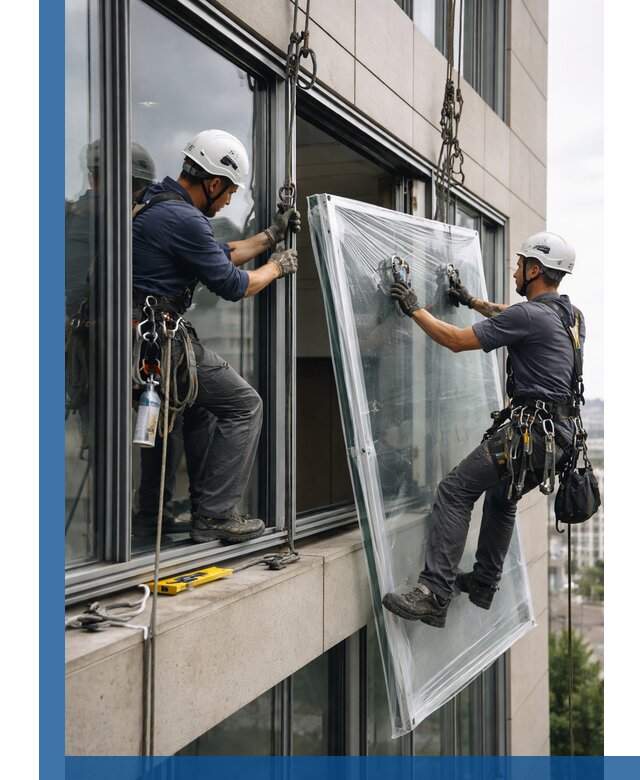 Профессиональная замена стекла в витраже в Челябинске с гарантией