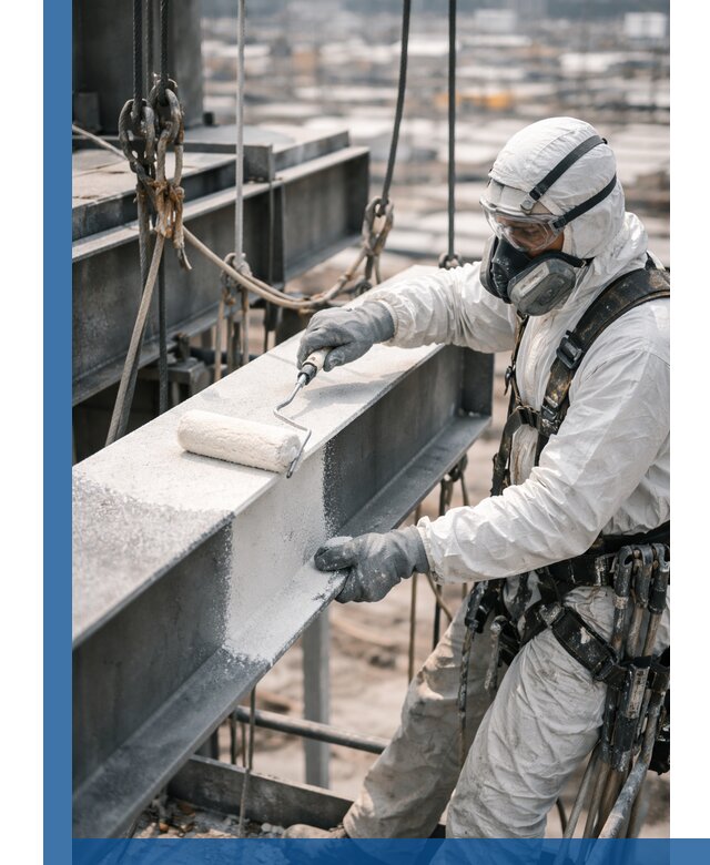 Профессиональная огнезащитная обработка металлоконструкций в Челябинске