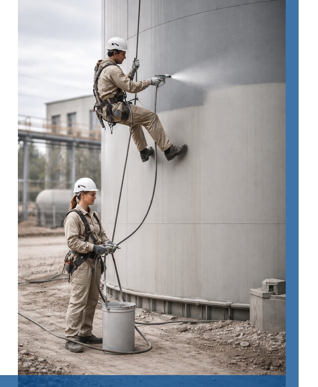 Покраска резервуаров в Челябинске от 1237 р. | ВЫСОТНИК-Члб — заказать