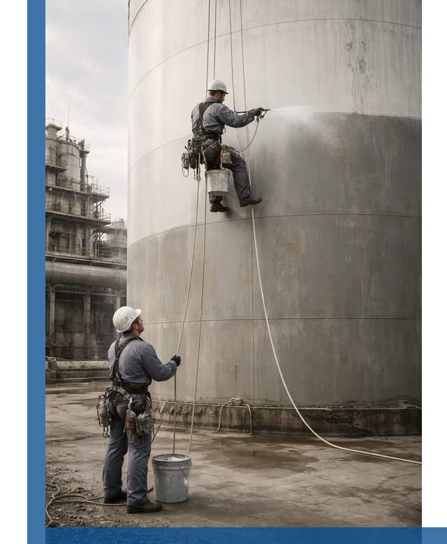 Покраска стальных резервуаров и емкостей в Челябинске профессионально