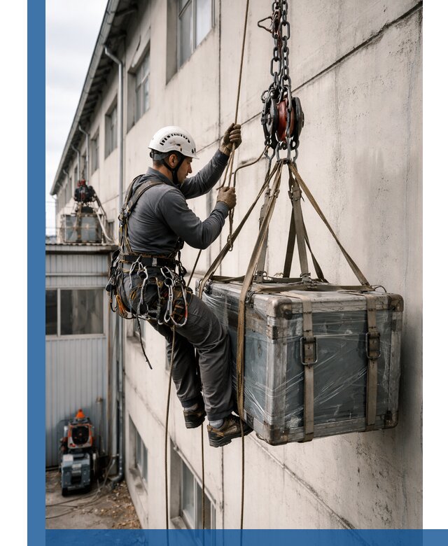 Подъем грузов на высоту в Челябинске для промышленных объектов