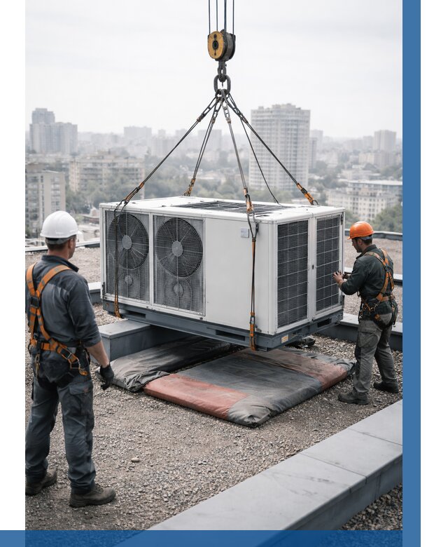 Подъем груза на крышу в Челябинске от 5156 р. | ВЫСОТНИК-Члб заказать