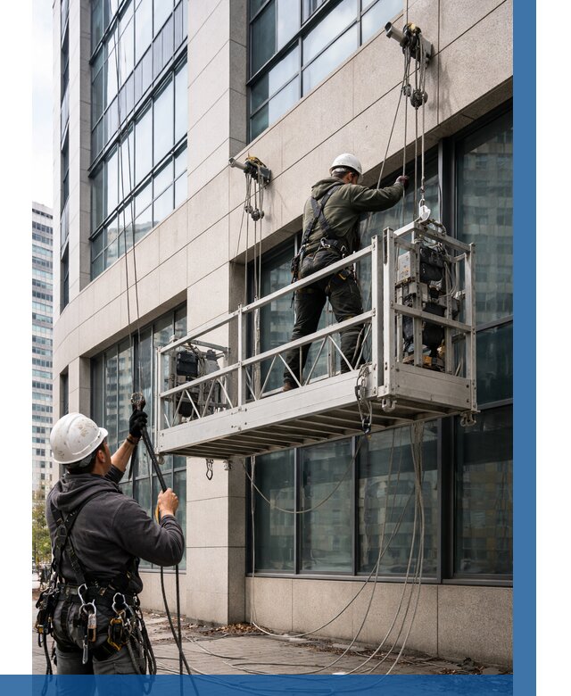Монтаж и подъем фасадной люльки в Челябинске от 12374 р. | ВЫСОТНИК-Члб