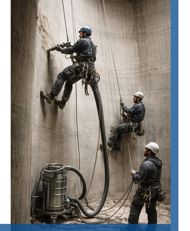 Зачистка силосов в Челябинске от 4640 р. Договор и смета ВЫСОТНИК-Члб