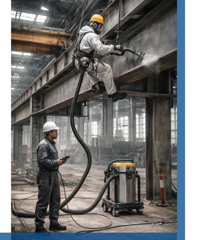 Обеспыливание конструкций в цехе в Челябинске от 4331 р. | ВЫСОТНИК-Члб