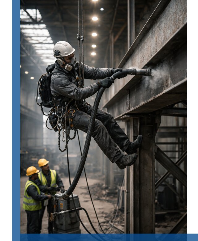 Обеспыливание конструкций в цехах промышленного производства в Челябинске