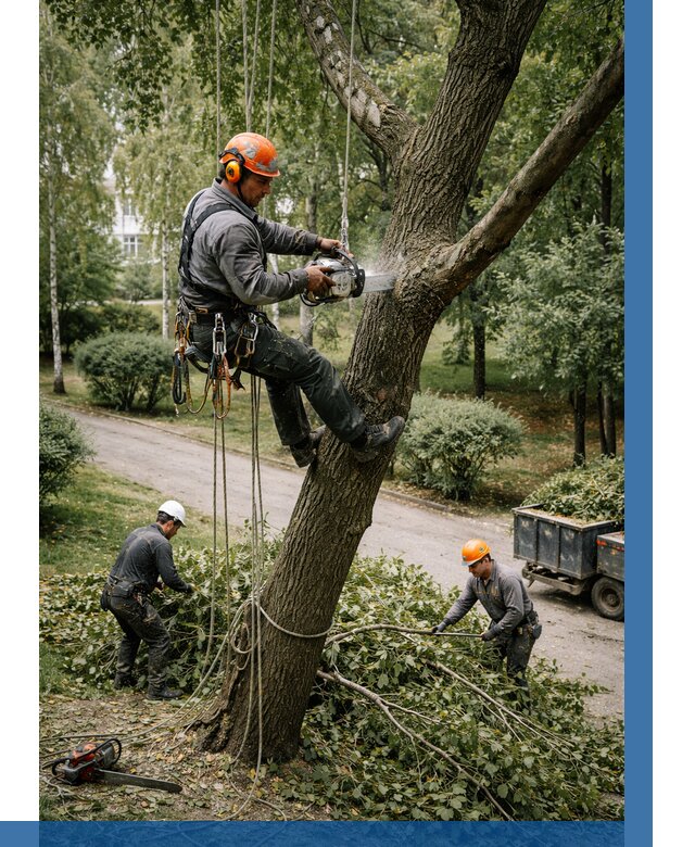 Кронирование деревьев в Челябинске от 6703 р. | ВЫСОТНИК-Члб