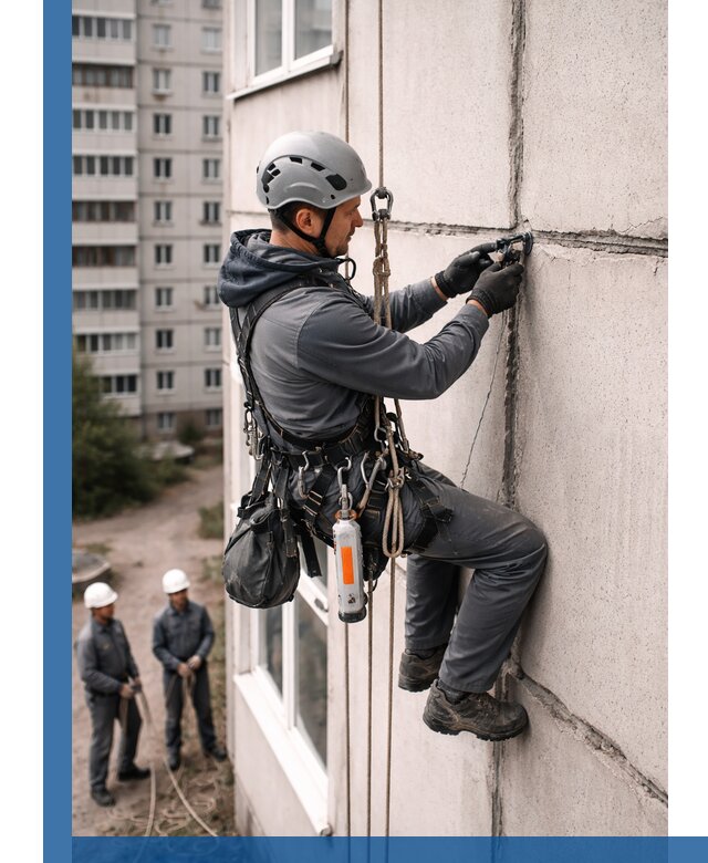 Обследование межпанельных швов и герметизация в Челябинске