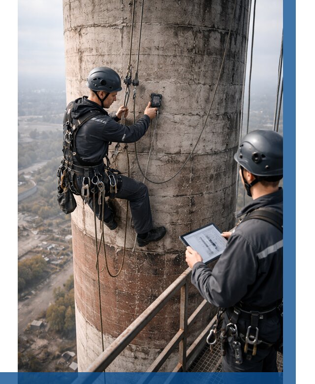 Обследование дымовой трубы в Челябинске от 8250 р. | ВЫСОТНИК-Члб